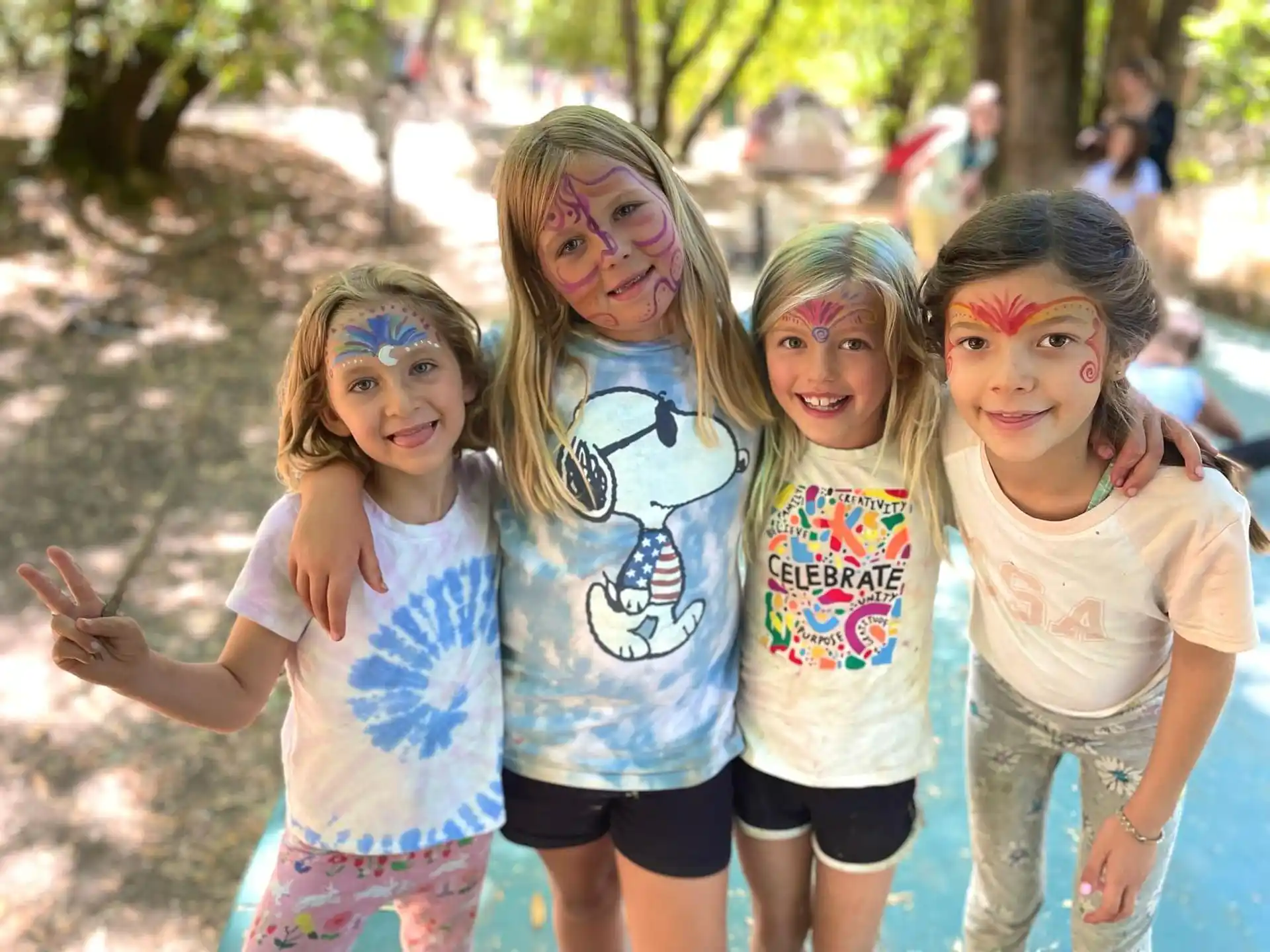 a group of girls posing for a picture